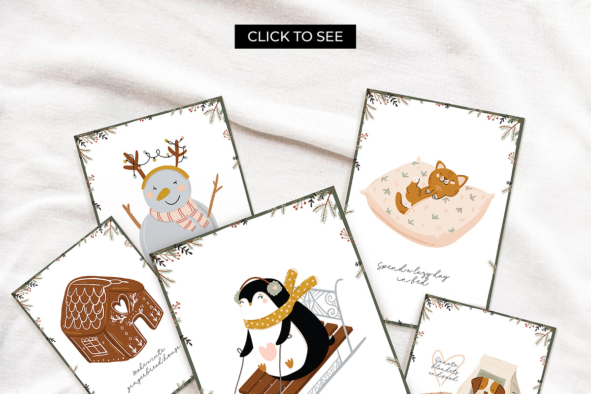 Winter daily self care routine, an Illustration by Ruslana Lubenets (Photo 6 of 17)