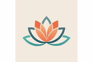 A vibrant lotus flower in full bloom, a Graphic by Iftikhar Alam