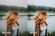 15 Moody Green Lightroom Presets, a Preset Add-On by TheWayfarerShoppe (Thumbnail 3 of 7)