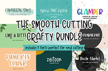 The Smooth Crafting Font Bundle