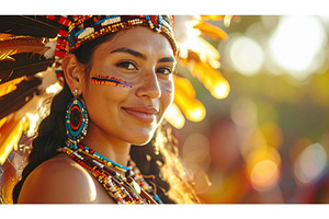 Portrait of a smiling woman in, a Background Photo by Igor Tichonow
