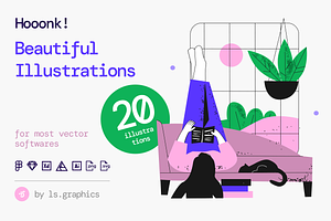 Hooonk! Illustration Kit