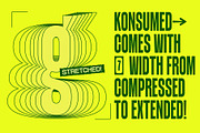 Konsumed - Blurred Sans Family, a Sans Serif Font by The Native Saint Club (Thumbnail 3 of 16)