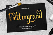 Bettergrand - a handwritten fonts, a Handwritten Font by Siwox Studios (Thumbnail 1 of 9)