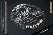 Locomotive logo illustration, a Branding & Logo Template by SODESIGN (Thumbnail 1 of 8)