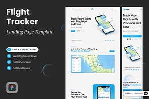 SkyNav - Mobile App Landing Page