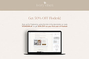 Photographer Flodesk Email Templates, an Email Template by Wonderlik Webdesign (Thumbnail 7 of 9)