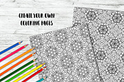 100 Mandalas Seamless Patterns, a Pattern Graphic by Elinorka (Thumbnail 7 of 23)