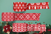 Scandinavian Folk Art Christmas, a Pattern Graphic by Pattern Whimsy (Thumbnail 2 of 10)