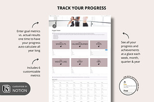 Fitness Planner Notion Template