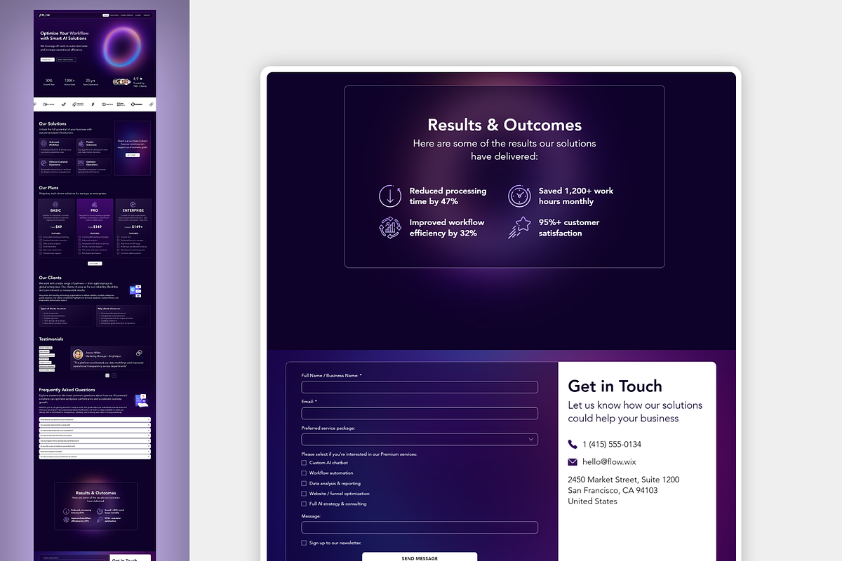 SAAS, Startup & Technology Website, a Wix Template by Kitteeh (Photo 9 of 20)