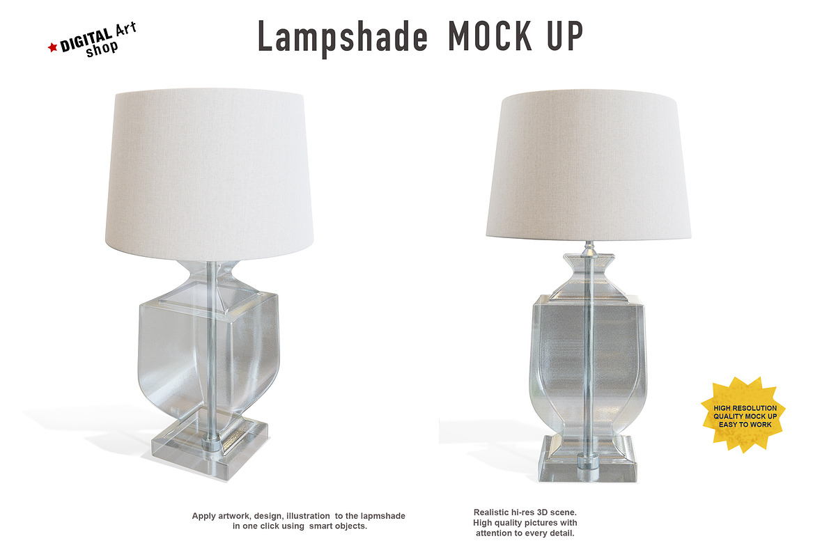 Lamp shade Mockup, a Product Mockup by Mockup Up! (Photo 1 of 5)