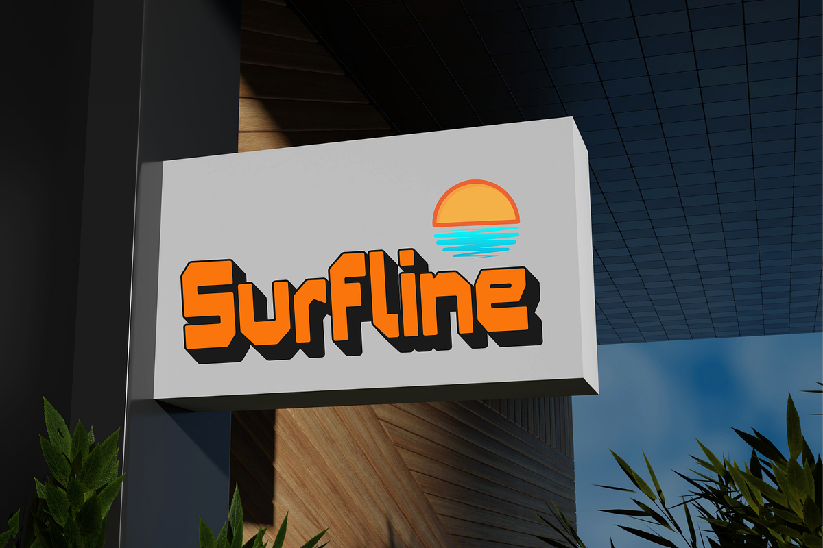 Fulava - Retro Bold Extrude Font, a Sans Serif Font by Illushvara Design (Photo 3 of 12)