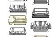 Dish drying racks for kitchen, an Object Graphic by pikepicture (Thumbnail 3 of 3)