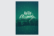 Calligraphic vector Christmas cards., a Seasonal Illustration by PoPaShop (Thumbnail 2 of 6)