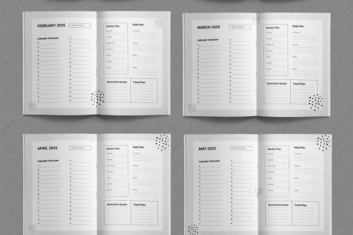 Journal Planner Layout, a Stationery Template by ContestDesign (Photo 3 of 4)