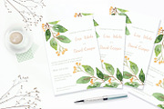 Floral Watercolor Wedding Invitation, an Invitation Template by Love Design (Thumbnail 6 of 7)