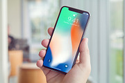 iPhone X Mockup v2, an iPhone Mockup by 2dsight (Thumbnail 1 of 5)