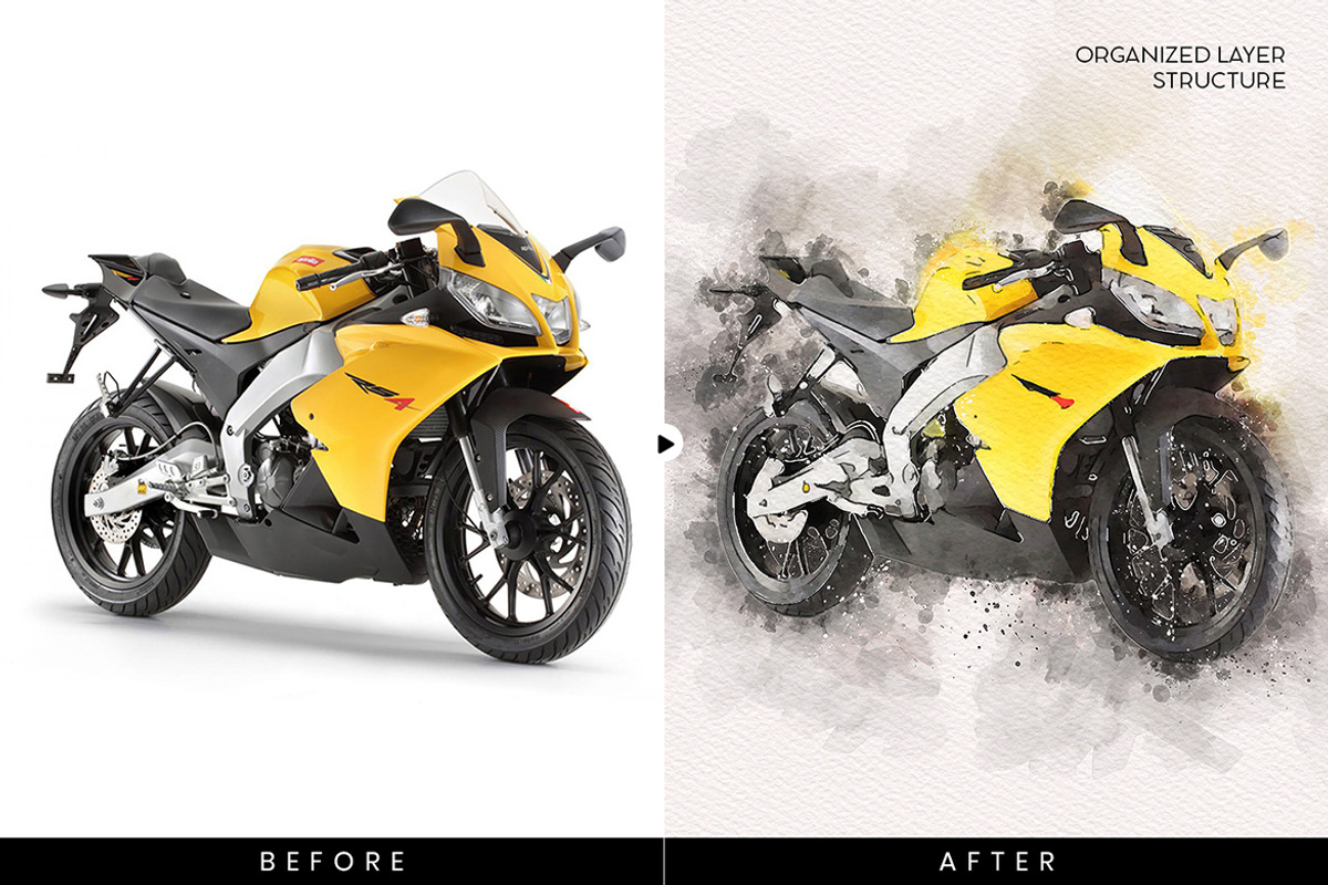 Vivid Paint Watercolor Ps Action, an Action Add-On by ridvanpars (Photo 3 of 10)