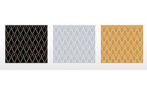 Set of abstract geometric patterns., a Pattern Graphic by RODINA