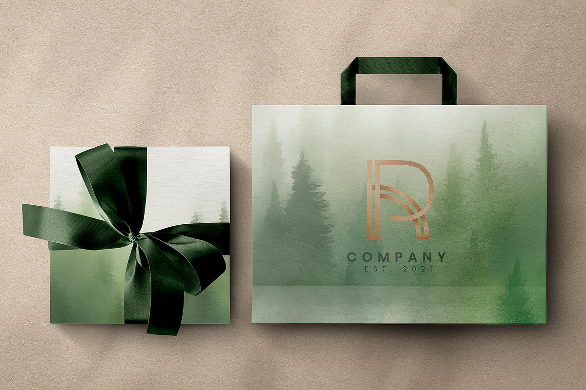 Foggy Forest Watercolor Set, an Illustration by AlineArtStore (Photo 13 of 13)