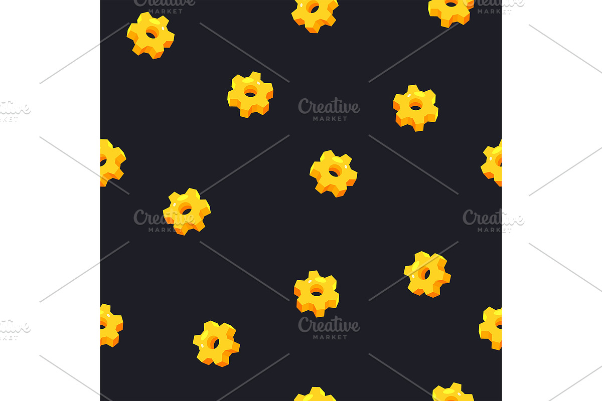Vector seamless pattern, a Decorative Illustration by Elen_Art