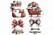 Whimsical Cute Christmas Wonderland, an Illustration by DreamPrint404 (Thumbnail 5 of 6)