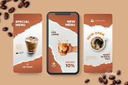 CREMA - Coffee Instagram Template, a Social Media Template by Kalstud (Thumbnail 5 of 5)