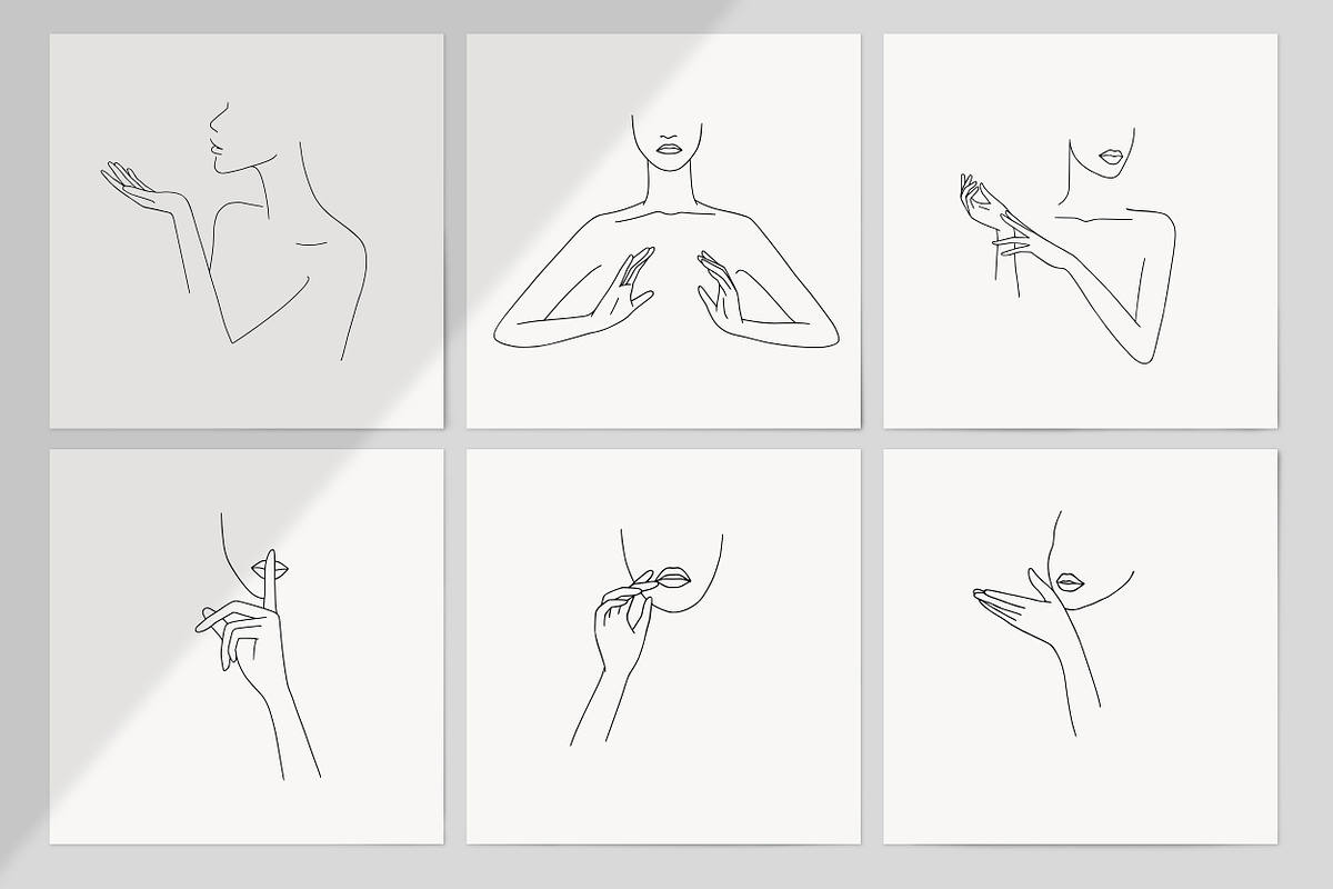 Charmer. Line Art Female Body, a Person Illustration by AnMark (Photo 2 of 11)