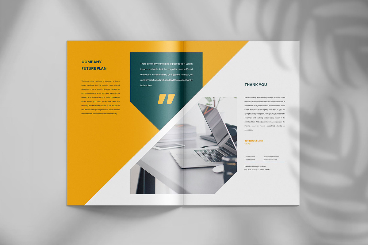 Annual report brochure template, a Brochure Template by Tanmoy Topu (Photo 11 of 12)