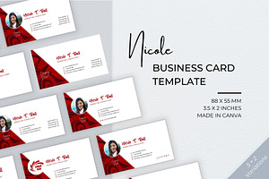 Business Card Canva Template