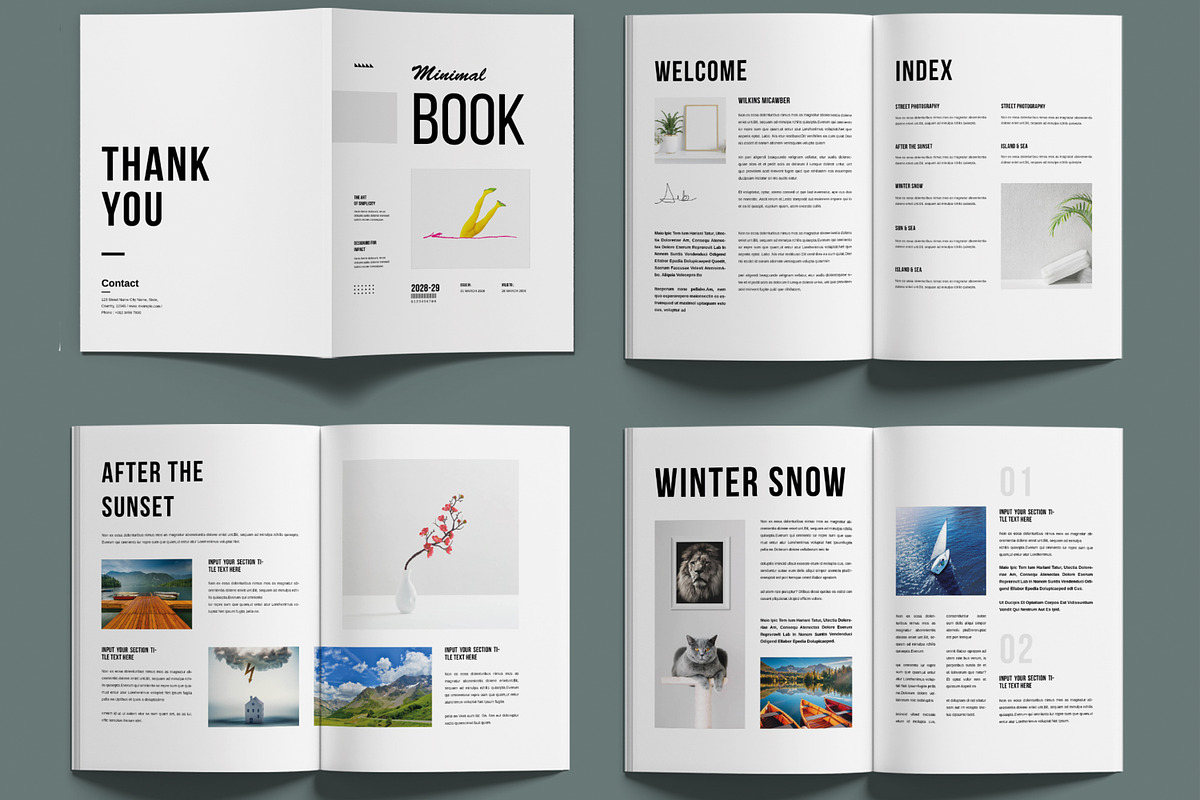 Minimal Book Layout