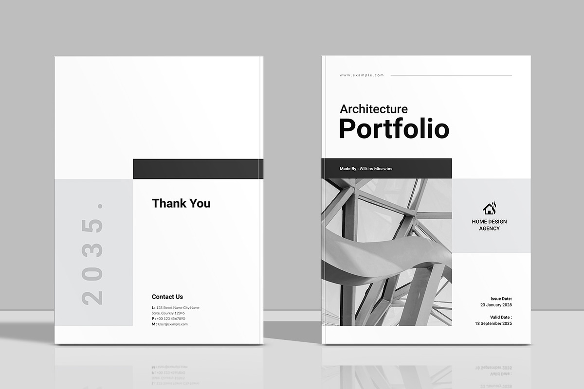 Architecture Portfolio Template, a Brochure Template by Spark_Creative (Photo 11 of 12)