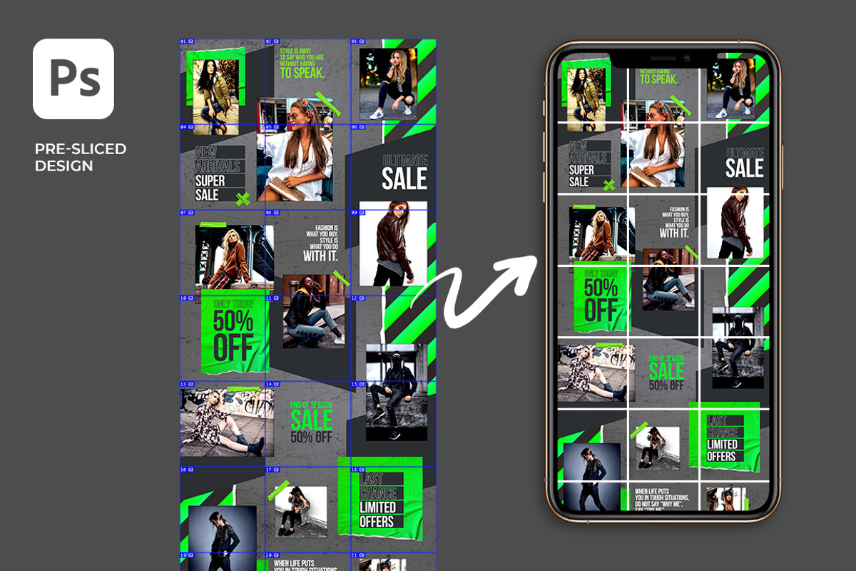City - Social Media Instagram Puzzle, a Social Media Template by Plan B (Photo 5 of 6)