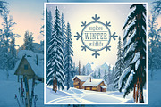 Winter forest landscape, an Illustration by Countryside life (Thumbnail 3 of 7)