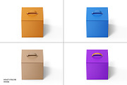 Cardboard Box Mockup with Handle, a Packaging Mockup by RamStudio2 (Thumbnail 15 of 19)