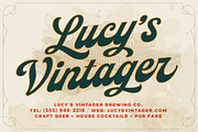 Alfondale - Vintage Script, a Script Font by IronbirdCreative (Thumbnail 4 of 9)