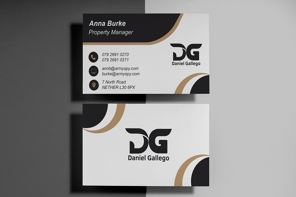 Corporate Business Card PSD preview 2