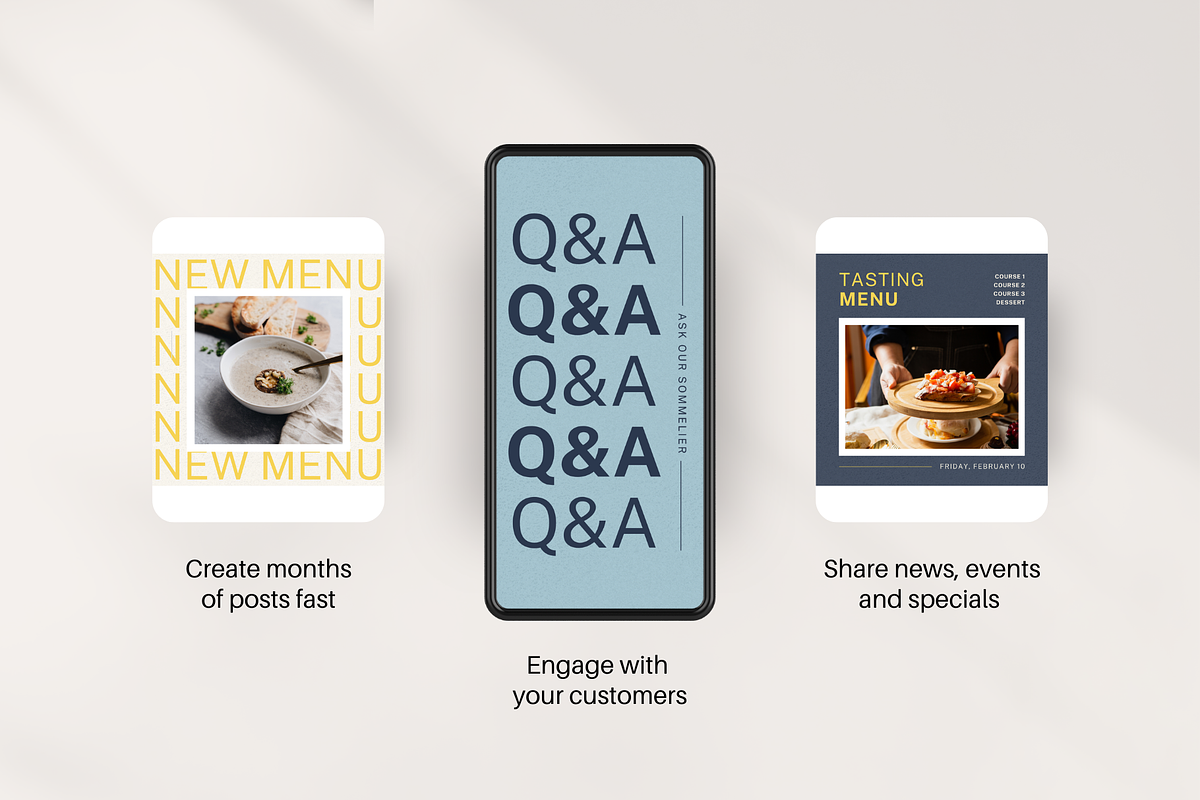 Restaurant Instagram Kit | Canva, a Social Media Template by Rose & Co. (Photo 5 of 6)