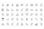 Animated Lottery Icons, an Outline Icon by Prosymbols (Thumbnail 4 of 7)