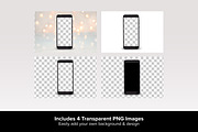 Smart Phone Mockup - PSD, PNG & JPG, a Merchandise Mockup by MelissaBMockups (Thumbnail 6 of 7)