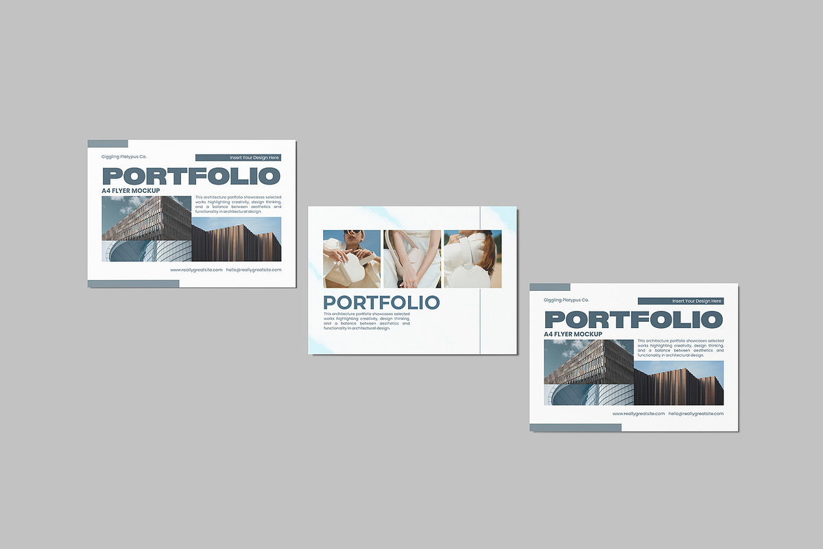 A4 Flyer Landscape Mockup, an Advertising Mockup by rizalamora (Photo 11 of 13)