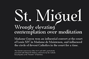 Quietism Display Base Pack, a Serif Font by Michael Rafailyk (Thumbnail 10 of 12)