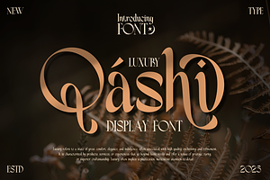 Qashi - Luxury Serif Display