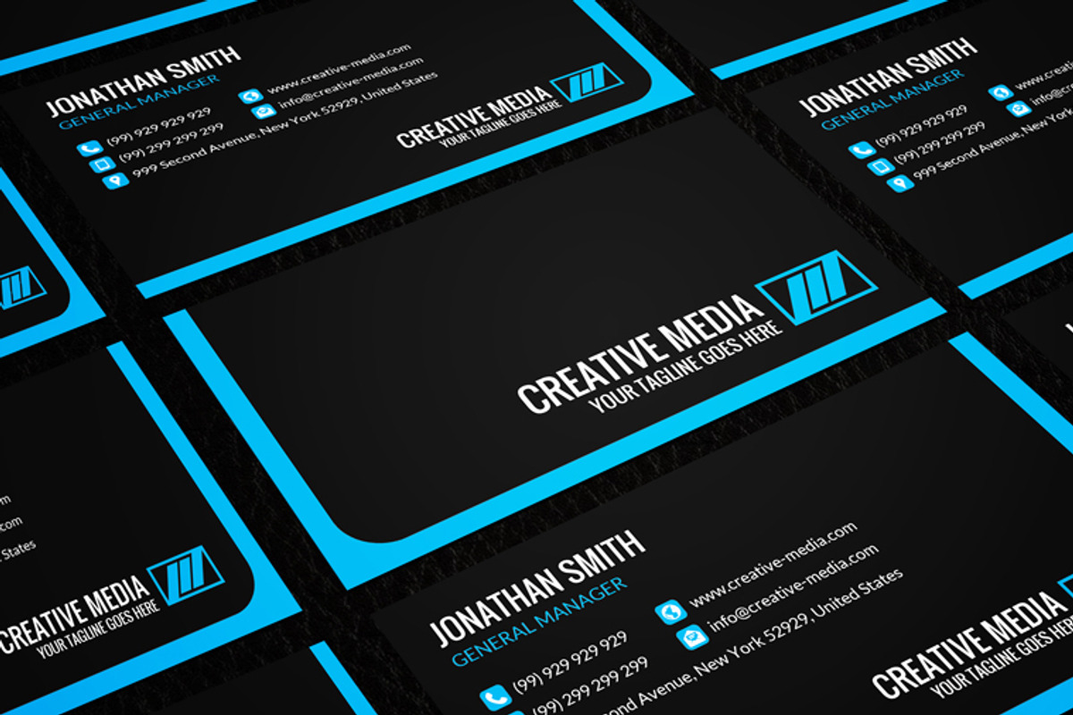 Corporate Business Card CM063, a Business Card Template by annozio (Photo 4 of 4)
