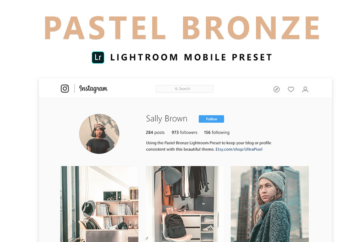 Pastel Bronze Mobile Lightroom preview 2