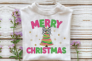 Colorful Glitter Merry Christmas PNG, an Illustration by Craft Nest (Thumbnail 3 of 6)