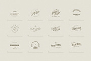 Editable Retro Logo Collection x30, a Branding & Logo Template by Staple. (Thumbnail 4 of 10)