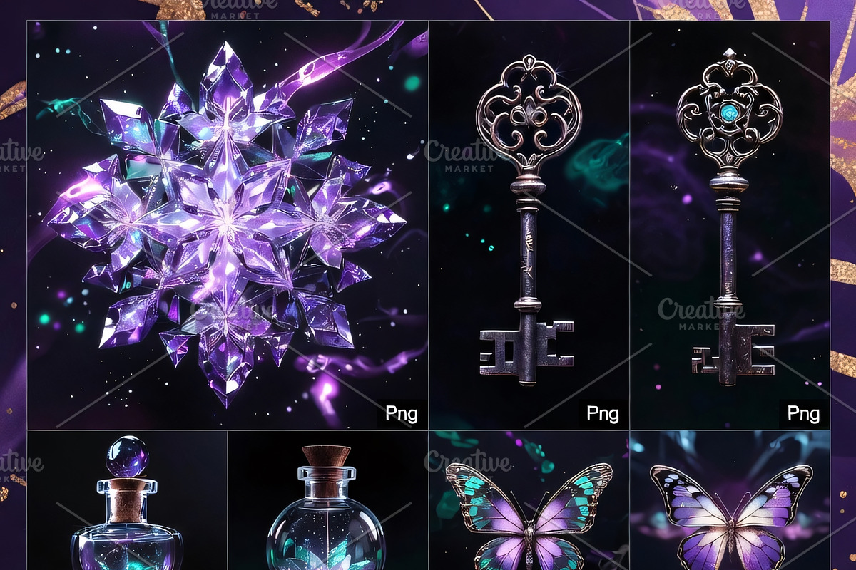 ETARA Magical Elements & Stamps, an Object Graphic by ETARA by Mea Hau (Photo 8 of 35)