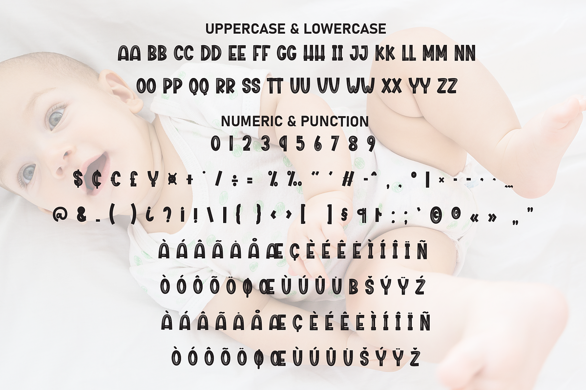 Cute Baby | Script Font, a Script Font by Scratchones (Photo 7 of 8)